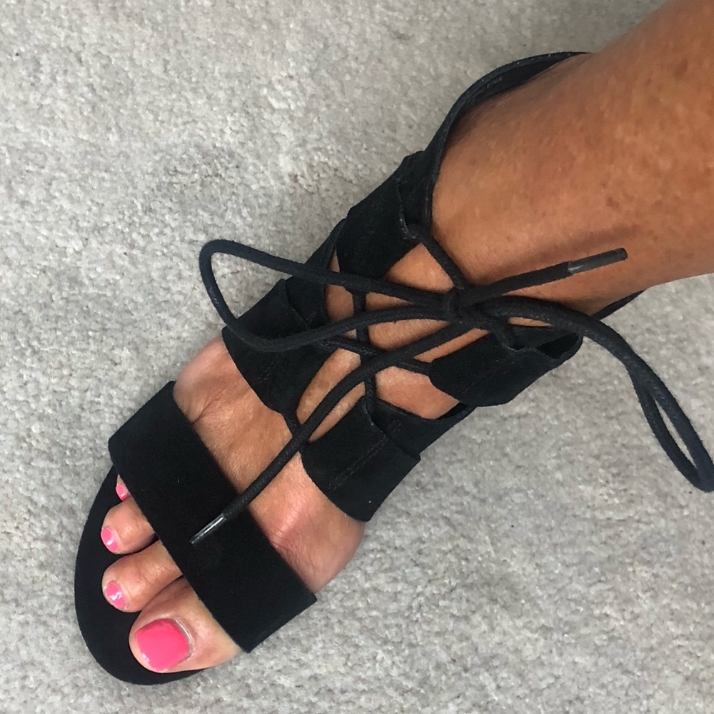 Steve Madden Emelena suede sandal 9 Emalena